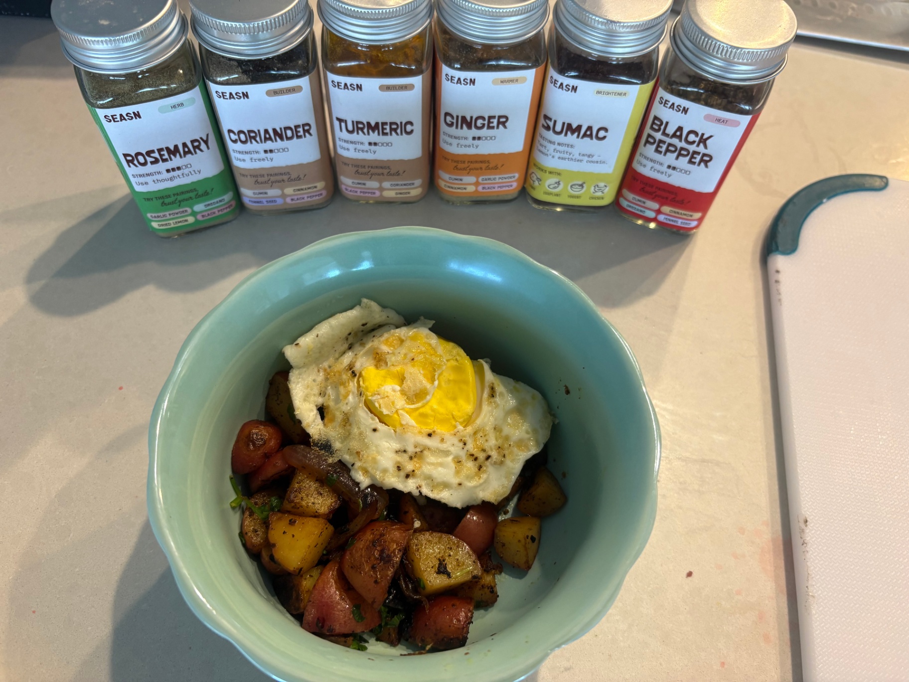 Rosemary potato breakfast bowl