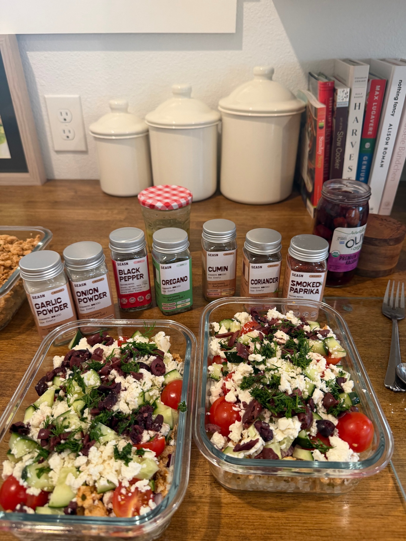 Greek meal-prep bowls